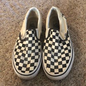 Checked vans